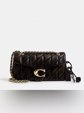 Tabby Shoulder Bag 26 In Loved Leather With Quilting